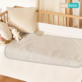 [Lieto Baby] CocoLieto Non-slip pure cotton Waterproof Protectors for Overnight Bed Wetting Pad-Made in Korea